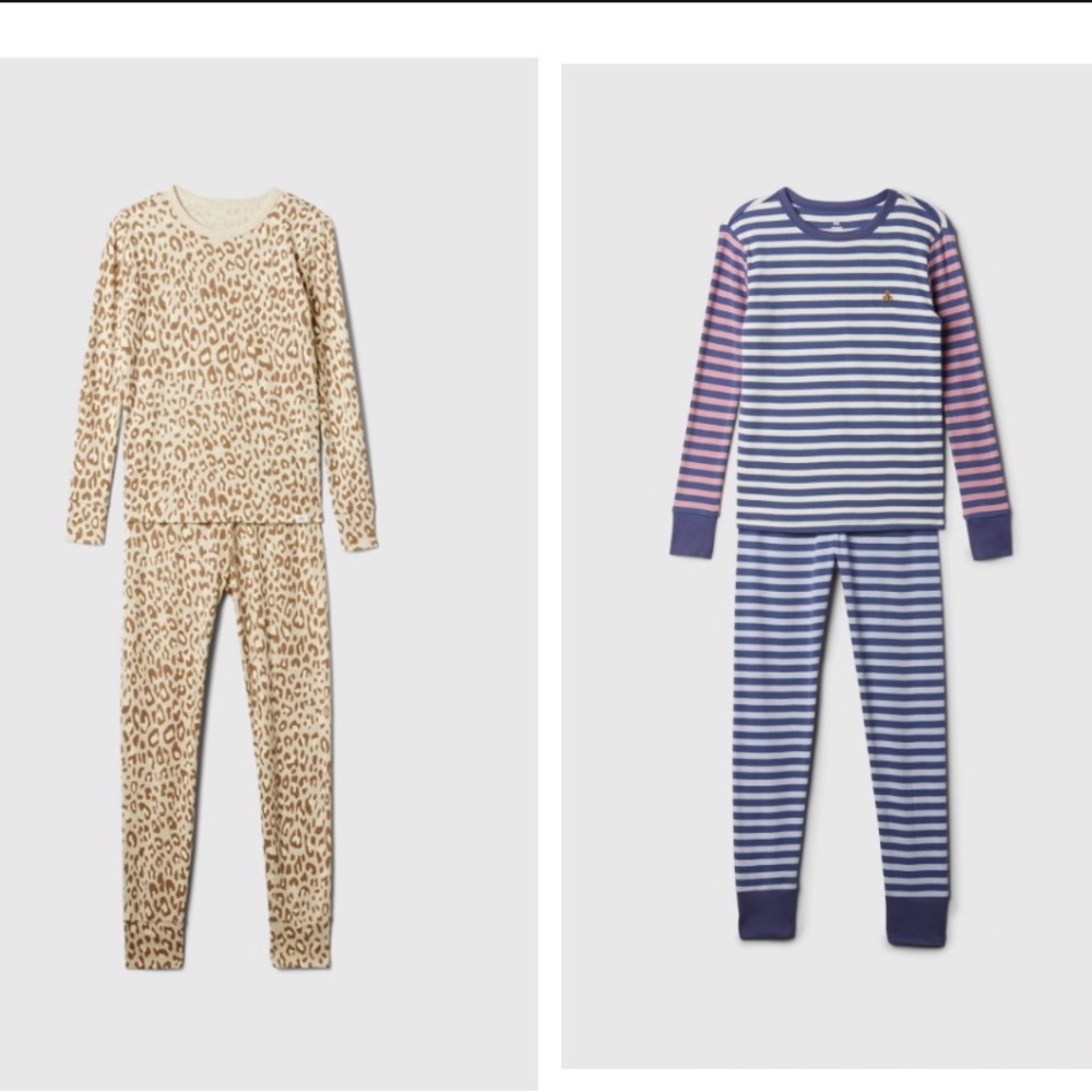 Lot of 2 NWT Gap Kids Girls Pajamas Size 6